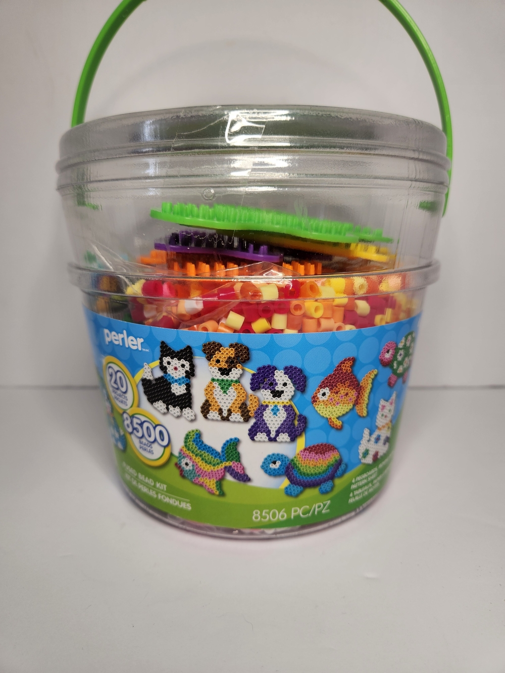 Perler Bead Pet Friends 8500 Pc Bucket Creative Craft Kit — Multicolor